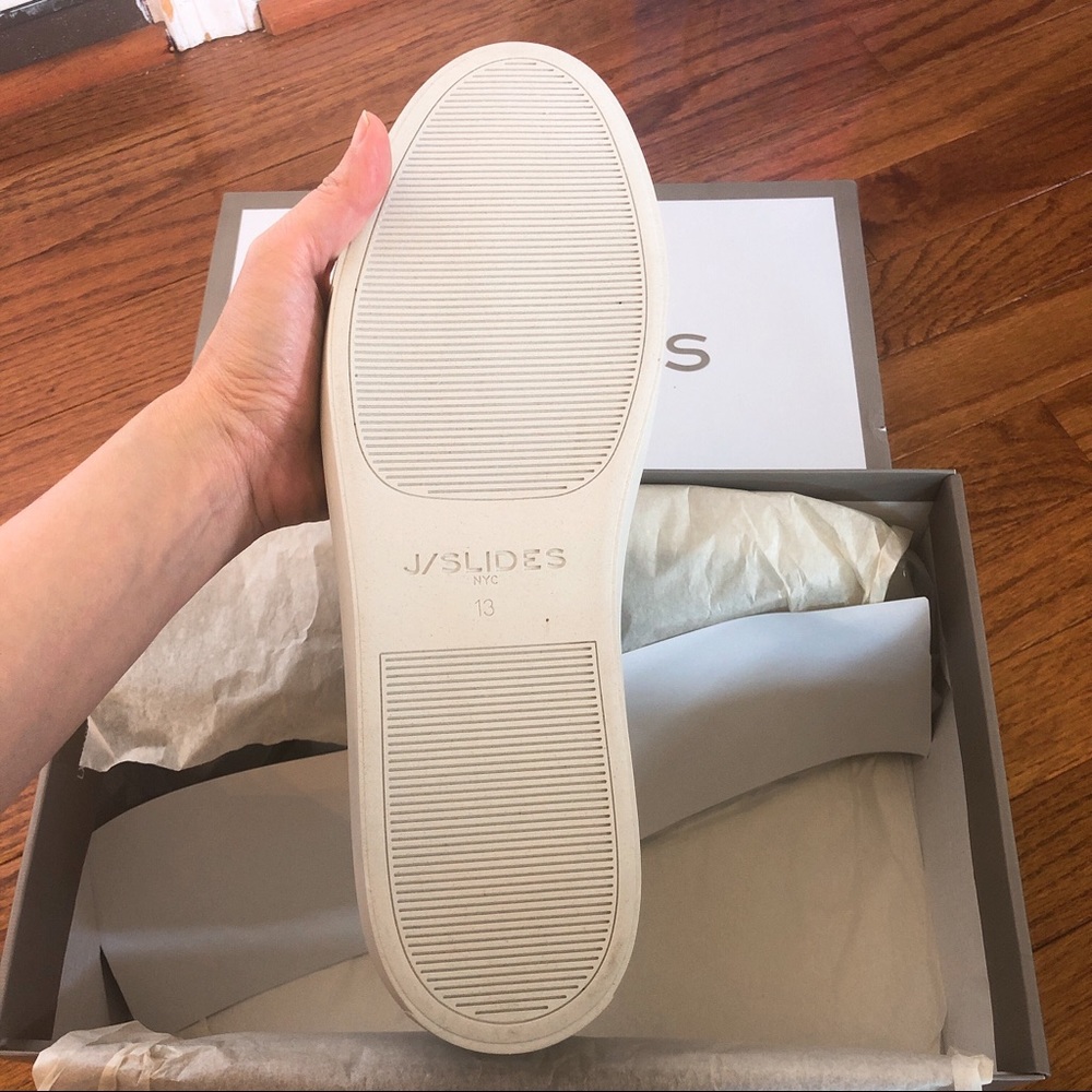 J/Slides Desmond Perforated Leather Sneaker - Picture 8 of 8